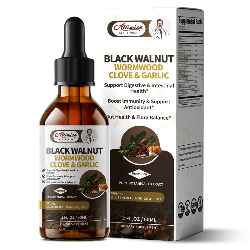 Herbal Wellness Supplement - Alliwise Gota de nogal negro lila