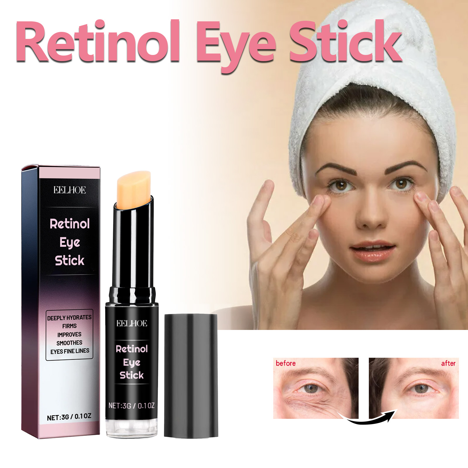 Milk Thistle Silymarin - Retinol crema para ojos en barra