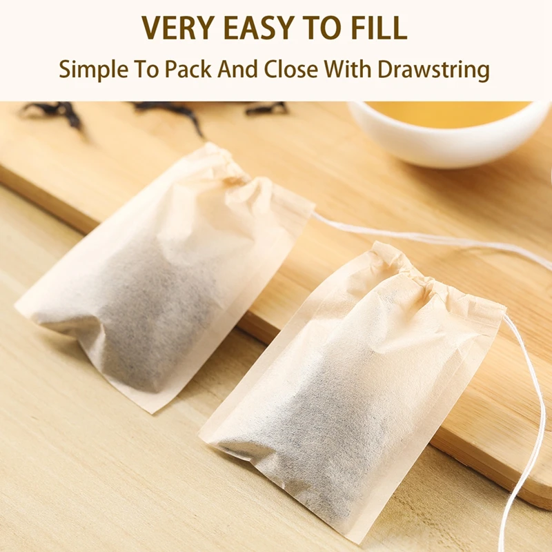 100 Uds bolsitas de té con fil - Herbal Wellness Supplement reseña y precio
