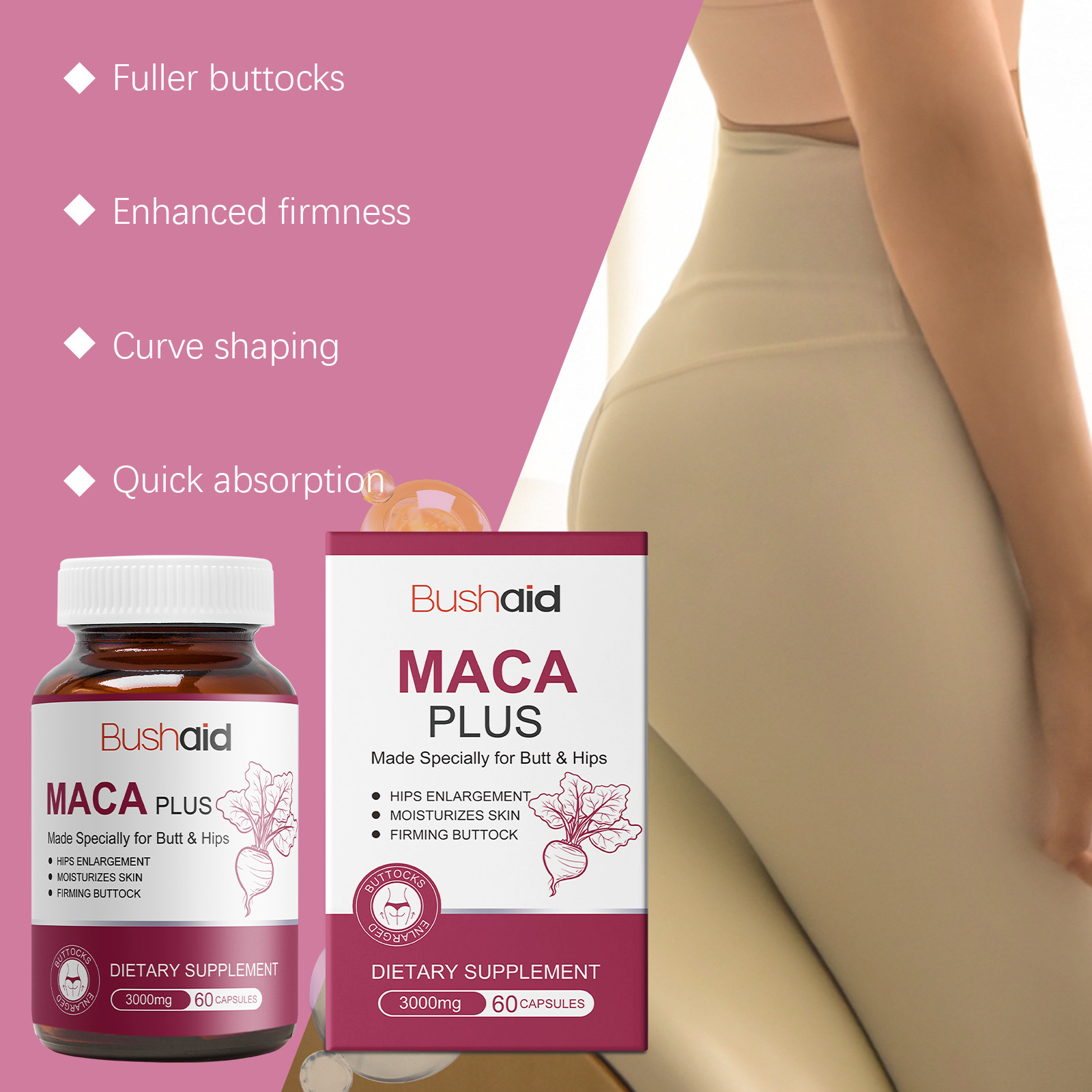 Cápsulas de Extracto de Raíz d - Herbal Wellness Supplement reseña y precio