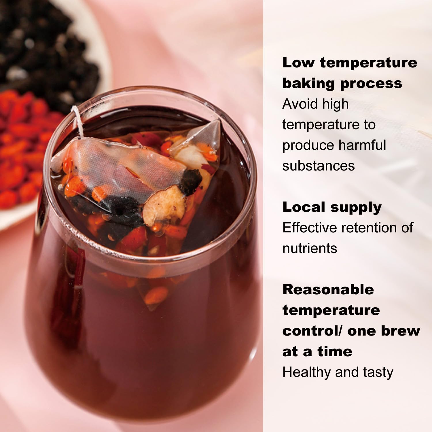 Té de renos de té de Ginseng F - Herbal Wellness Supplement reseña y precio